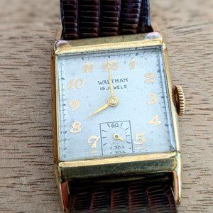Vintage Waltham manual movement wristwatch, 18 Jewels, fine condition